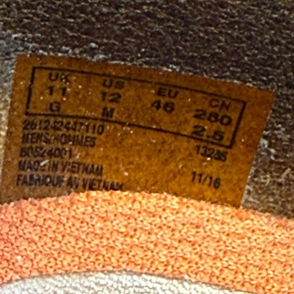 Clarks Unmaslow Edge Mens Size 12 M Brown Leather Casual Lace up Moc Toe Loafers - Picture 6 of 7